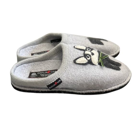 Haflinger Boiled Wool Soft Sole Puppy Dog Novelty Slippers size 40 US W9.5 M7 - Picture 2 of 6